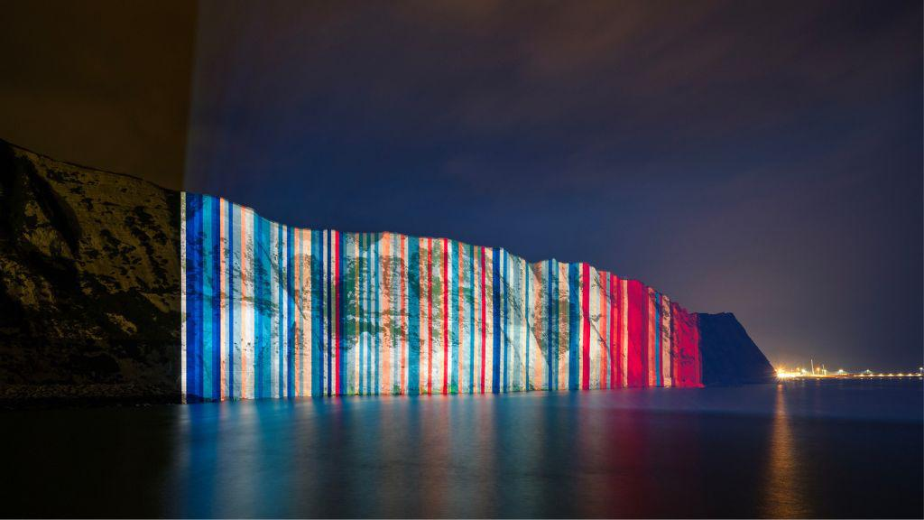 Visualising climate stripes